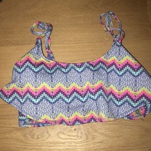 flowy billabong bikini top